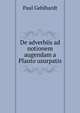 De adverbiis ad notionem augendam a Plauto usurpatis, Paul Gehlhardt 