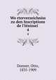 Wo?rterverzeichniss zu den Inscriptions de l'Ie?nissei?, Donner, Otto, 1835-1909 