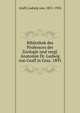 Bibliothek des Professors der Zoologie und vergl. Anatomie Dr. Ludwig von Graff in Graz. 1891, Graff, Ludwig von, 1851-1924 