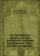 Das norwegische gesetz u?ber das gerichtliche verfahren in strafsachen vom 1. juli 1887 (jurygesetz), Norway,Teichmann, Albert, 1844-1912,Getz, Bernhard, 1850-1901 