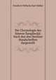 Die Chronologie des Simeon ?anql?w?j?: Nach den drei Berliner Handschriften dargestellt, Friedrich Wilhelm Karl Muller 