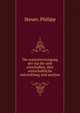 Die wasserversorgung der sta?dte und ortschaften, ihre wirtschaftliche entwicklung und analyse, Steuer, Philipp 
