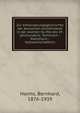 Zur entwickelungsgeschichte der deutschen buchbinderei in der zweiten ha?lfte des 19. jahrhunderts. Technisch--Statistisch--Volkswirtschaftlich, Harms, Bernhard, 1876-1939 