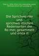 Die Sprichwo?rter und sprichwo?rtlichen Redensarten der Ro?mer, gesammelt und erkla?rt, Otto, A., 1856- [from old catalog],Ha?ussler, Reinhard, [from old catalog] ed 
