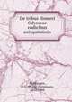 De tribus Homeri Odysseae codicibus antiquissimis, Molhuysen, P. C. (Philip Christiaan), 1870-1944 