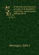 El derecho internacional privado en la Repu?blica Argentina; apuntaciones bibliograficas, Sylla J. Monsegur 