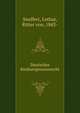 Deutsches Konkursprozessrecht, Seuffert, Lothar, Ritter von, 1843- 