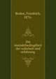 Die instinktbedingtheit der wahrheit und erfahrung, Boden, Friedrich, 1876- 