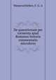 De quaestionum per tormenta apud Romanos historia commentatio microform, Wasserschleben, F. G. A 