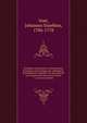 Catalogus systematicus coleopterorum. Catalogue systematique des coloptres. Systematische naamlijst van dat geslacht van insecten dat men torren noemt. 1-2 (in one volume), Voet, Johannes Eusebius, 1706-1778 