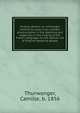 Musical diction; an orthologic method for acquiring a perfect pronunciation in the speaking and especially in the singing of the French language, for the special use of English-speaking people, Thurwanger, Camille, b. 1856 