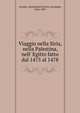 Viaggio nella Siria, nella Palestina, nell' Egitto fatto dal 1475 al 1478, Ariosto, Alessandro,Ferraro, Giuseppe, 1846-1907 