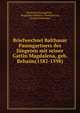 Briefwechsel Balthasar Paumgartners des Jungeren mit seiner Gattin Magdalena, geb. Behaim(1582-1598), Balthasar Paumgartner , Magdalena (Behaim ) Paumgartner, Georg Steinhausen 