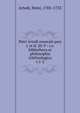 Petri Artedi renovati pars I. et II. III-V : i.e. bibliotheca et philosophia ichthyologica. v.1-2, Artedi, Peter, 1705-1735 