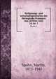 Verfassungs- und wirtschaftsgeschichte des Herzogtums Pommern von 1478 bis 1625. 14, no. 1, Spahn, Martin, 1875-1945 