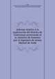 Informe relativo a? la exploracio?n del distrito de Coalcoman presentado al sr. ministro de fomento por el ingeniero de minas Manuel de Anda, Anda, Manuel de. [from old catalog],Mexico. Secretari?a de fomento, colonizacio?n, industria y comericio. [from old catalog] 