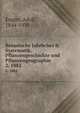Botanische Jahrbcher fr Systematik, Pflanzengeschichte und Pflanzengeographie. 2, 1882, Engler, Adolf, 1844-1930 