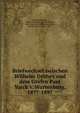Briefwechsel zwischen Wilhelm Dilthey und dem Grafen Paul Yorck v. Wartenburg, 1877-1897, Dilthey, Wilhelm, 1833-1911,Yorck von Wartenburg, Paul, Graf, 1835-1897,Schulenburg, Sigrid von der, Gr?fin, 1885- 