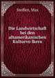 Die Landwirtschaft bei den altamerikanischen Kulturvo?lkern, Steffen, Max 