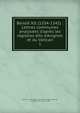 Beno?t XII (1334-1342) : Lettres communes analys?es d'apr?s les registres dits d'Avignon et du Vatican, Catholic Church. Pope (1334-1342 : Benedict XII),Vidal, J. M,Benedict XII, Pope, d. 1342 
