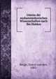 Umriss der muhammedanischen Wissenschaften nach Ibn Haldun, Bergh, Simon van den, 1882- 