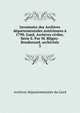 Inventaire des Archives departementales anterieures a 1790. Gard. Archives civiles. Serie E. Par M. Bligny-Bondurand. archiviste, Archives departementales du Gard 