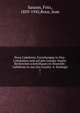 Nova Caledonia. Forschungen in Neu-Caledonien und auf den Loyalty-Inseln. Recherches scientifiques en Nouvelle-Caldonie et aux iles Loyalty. A. Zoologie. 1, Sarasin, Fritz, 1859-1942,Roux, Jean 