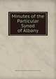 Minutes of the Particular Synod of Albany, Reformed Church in America Particular Synod of Albany 