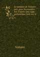 Le sottisier de Voltaire: pub. pour la premi?re fois d'apr?s une copie authentique faite sur le ., Voltaire, 1694-1778 