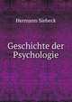Geschichte der Psychologie, Hermann Siebeck 