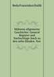 M?hrens allgemeine Geschichte: General Register und Nachschlage-buch zu den zehn B?nden. Von ., Beda Franziskus Dudik 