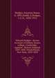 Edward Hodges : doctor in music of Sydney Sussex college, Cambridge; organist . Bristol, England, 1819-1838 .TrinityParish, New York, 1839-1859, Hodges, Faustina Hasse, d. 1895,Dodds, E,Hodges, J. S. B., 1830-1915 