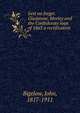 Lest we forget. Gladstone, Morley and the Confederate loan of 1863 a rectification, John Bigelow 