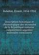 Description historique et chronologique des monnaies de la Re?publique romaine vulgairement appele?es monnaies consulaires, Babelon, Ernest, 1854-1924 