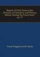 Report of Work Done in the Division of Chemistry and Physics, Mainly During the Fiscal Years .. no. 27, Frank Wigglesworth Clarke 