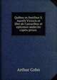 Quibus ex fontibus S. Aurelii Victoris et libri de Caesaribus et epitomes undecim capita priora ., Arthur Cohn 