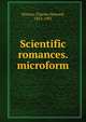 Scientific romances. microform, Hinton, Charles Howard, 1853-1907 
