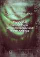The faunal connections between Europe and North America, Lindroth, Carl Hildebrand, 1905- 