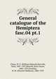 General catalogue of the Hemiptera. Fascicle 4 Fulgoroidea Part 1 Tettigometridae, China, W. E. (William Edward),Horv?th, G?za, 1847-1937,Metcalf, Zeno Payne, 1885-1937,Parshley, H. M. (Howard Madison), 1884-1953 