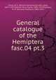General catalogue of the Hemiptera. fasc.04 pt.3, China, W. E. (William Edward),Horv?th, G?za, 1847-1937,Metcalf, Zeno Payne, 1885-1937,Parshley, H. M. (Howard Madison), 1884-1953 