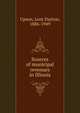 Sources of municipal revenues in Illinois, Upson, Lent Dayton, 1886-1949 