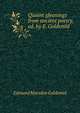 Quaint gleanings from ancient poetry, ed. by E. Goldsmid, Edmund Marsden Goldsmid 