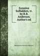 Synn?ve Solbakken, tr. by R.B. Anderson. Author's ed, Bjornstjerne Martinius Bjornson 