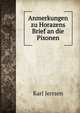 Anmerkungen zu Horazens Brief an die Pisonen, Karl Jerrsen 