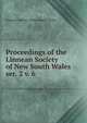 Proceedings of the Linnean Society of New South Wales. ser. 2 v. 6, Linnean Society of New South Wales 