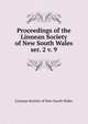 Proceedings of the Linnean Society of New South Wales. ser. 2 v. 9, Linnean Society of New South Wales 