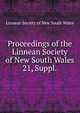 Proceedings of the Linnean Society of New South Wales. 21, Suppl., Linnean Society of New South Wales 