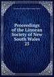 Proceedings of the Linnean Society of New South Wales. 25, Linnean Society of New South Wales 