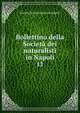 Bollettino della Societ dei naturalisti in Napoli. 11, Societa dei naturalisti in Napoli 