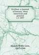 Erythea. a journal of botany, West American and general. v.5 1897, Jepson, Willis Linn, 1867-1946 